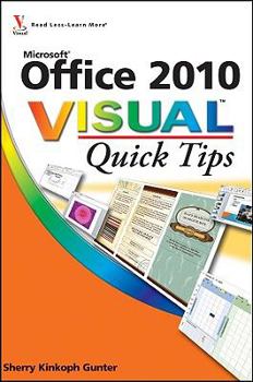 Paperback Office 2010 Visual Quick Tips Book