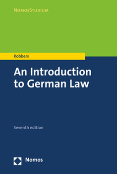 Paperback An N Introduction to German Law: Seventh Edition Book