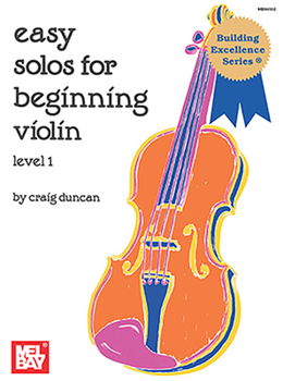 Paperback Easy Solos for Beginning Violin, Level 1 Book