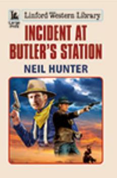Paperback Incident at Butler's Station [Large Print] Book