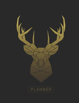 Planner: Wild Deer 2 Year Monthly Planner with Note Pages (24 Months) | Elk Fawn Moose Buck | Jan 2020 - Dec 2021 | Month Planning | Appointment ... | Plan Each Day, Set Goals & Get Stuff Done