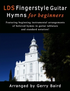 Paperback LDS Fingerstyle Guitar Hymns for Beginners Book