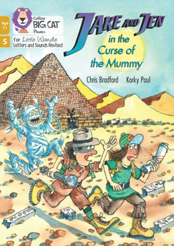 Paperback Jake and Jen in the Curse of the Mummy: Phase 5 Set 5 Book