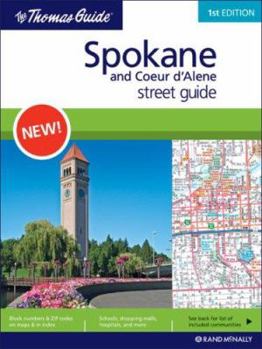 Spiral-bound The Thomas Guide Spokane and Coeur D'Alene Street Guide Book