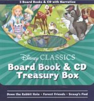 Hardcover Disney Classics Board Book & CD Treasury Box [With 3 Audio CDs] Book