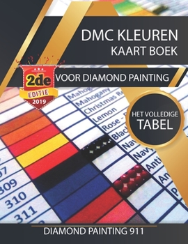 Paperback DMC Kleuren Kaart Boek Voor Diamond Painting: Het Volledige Tabel [Dutch] Book