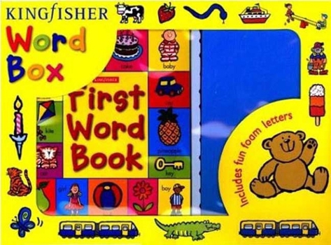 Paperback Kingfisher Word Box [With Kingfisher First Word Book and Colorful Foam Letters] Book