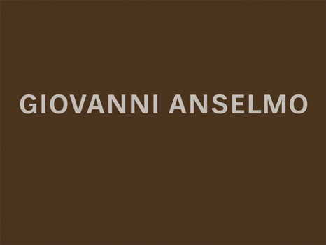 Paperback Giovanni Anselmo Book