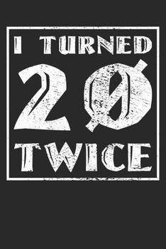 Paperback Notebook Journal: 40th Birthday 6x9 Dot Grid 120 Pages Book