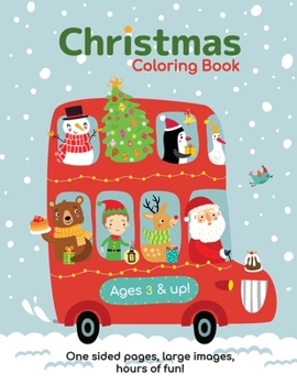 Paperback Christmas Coloring Book for Kids Ages 3-6! Book