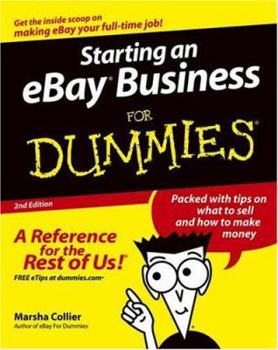 Paperback Starting an e-Bay Business for Dummies Book