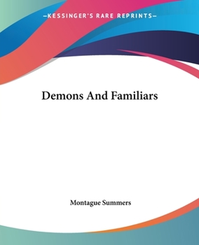 Paperback Demons And Familiars Book