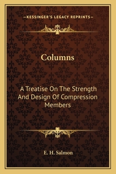 Paperback Columns: A Treatise On The Strength And Design Of Compression Members Book