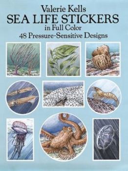 Paperback Sea Life Stickers in Full Color: 48 Pressure-Sensitive Designs (Dover Stickers) Book