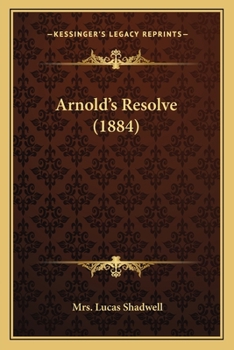 Paperback Arnold's Resolve (1884) Book