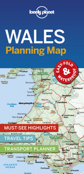 Map Lonely Planet Wales Planning Map Book