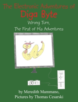 Paperback The Electronic Adventures of Diga Byte: Wrong Turn, the First of His Adventures Book