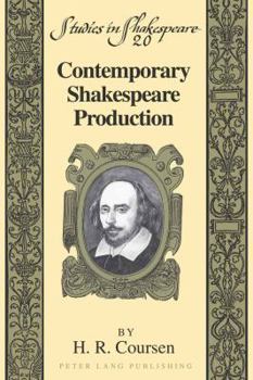 Hardcover Contemporary Shakespeare Production Book
