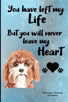 Paperback Pet Loss Journal Cavapoo: Guided Prompt Keepsake Workbook Book