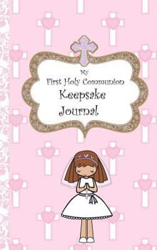 Hardcover My First Holy Communion Keepsake Journal Book