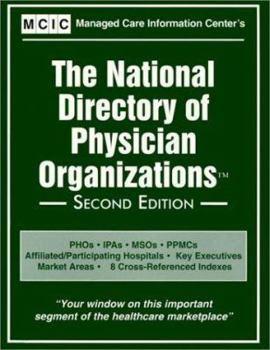 Paperback The National Directory of Physician Organizations 2nd Editions Book