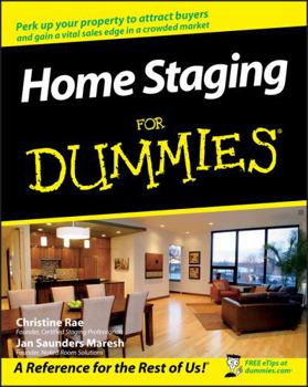 Paperback Home Staging for Dummies Book
