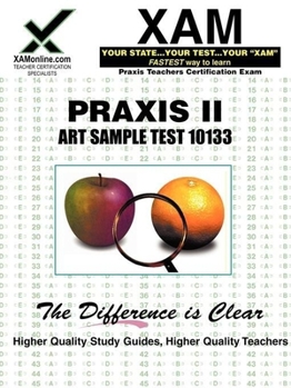 Paperback Praxis II Art Sample Test 10133 Book