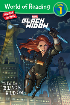 Paperback This Is Black Widow [With Stickers] Book