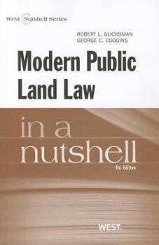 Paperback Modern Public Land Law in a Nutshell Book