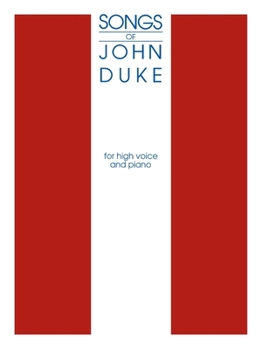 Paperback The Songs of John Duke: High Voice Book