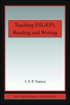 Paperback Teaching Esl/Efl Reading and Writing Book
