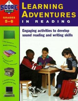 Paperback Kaplan Learning Adventures In Reading: Grades 5-6 Book