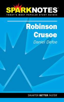 Paperback Robinson Crusoe (Sparknotes Literature Guide) Book