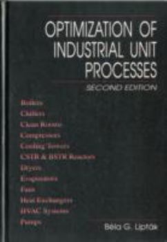 Hardcover Optimization of Industrial Unit Processes Book