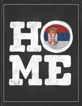 Home: Serbia Flag Planner for Serbian Coworker Friend from Belgrade  2020 Calendar Daily Weekly Monthly Planner Organizer