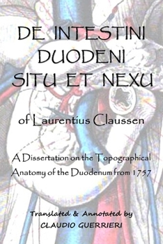 Paperback "De Intestini Duodeni Nexu et Situ" of Laurentius Claussen Book
