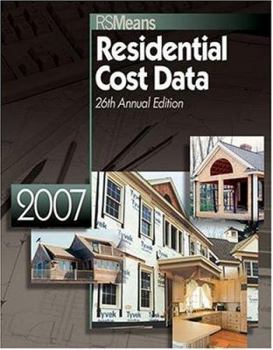 Paperback 2007 Means Residential Cost Data Book