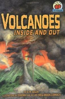 Library Binding Volcanoes Inside and Out Book