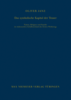 Hardcover Das symbolische Kapital der Trauer [German] Book