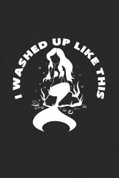 Paperback I washed up like this: 6x9 Mermaids - dotgrid - dot grid paper - notebook - notes Book