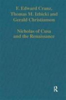 Hardcover Nicholas of Cusa and the Renaissance Book