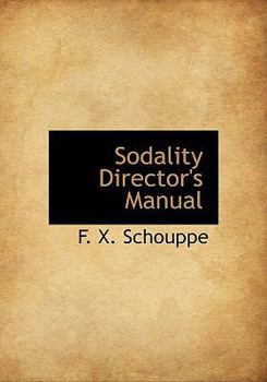 Hardcover Sodality Director's Manual Book