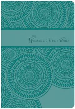 Paperback The Woman's Study Bible: King James Version, Peacock Blue, Leathersoft (Signature) Book