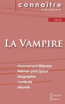 Paperback Fiche de lecture La Vampire de Paul Féval (Analyse littéraire de référence et résumé complet) [French] Book