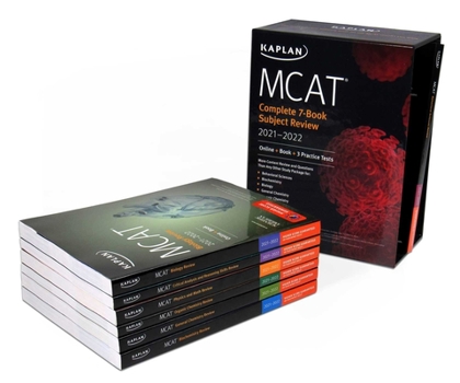 Paperback MCAT Complete 7-Book Subject Review 2021-2022: (online + Book + 3 Practice Tests) Book
