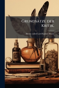 Paperback Grundsätze der Kritik. [German] Book