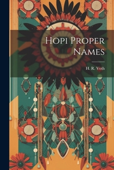 Paperback Hopi Proper Names Book