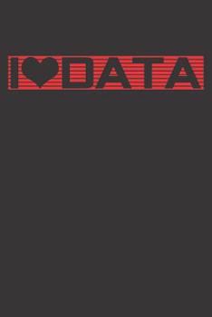 Paperback Notebook: Data Shirt Computer Engineer Student Teacher Dot Grid 6x9 120 Pages Book