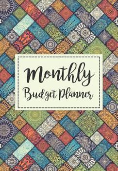 Monthly Budget Planner: Expense Finance Budget by a Year Monthly Weekly & Daily Bill Budgeting Planner and Organizer Tracker Workbook Journal Happy Pattern Design