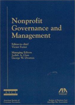Paperback Nonprofit Governance and Management, Updated Edition to Nonprofit Governance-The Executive's Guide Book